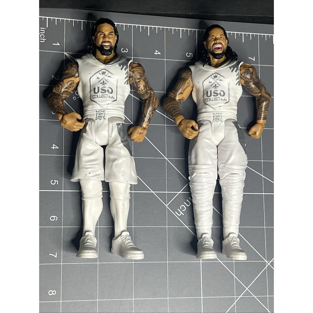 WWE Jimmy & Jey Uso Series Wrestling figures Mattel 2017 - Picture 4 of 9